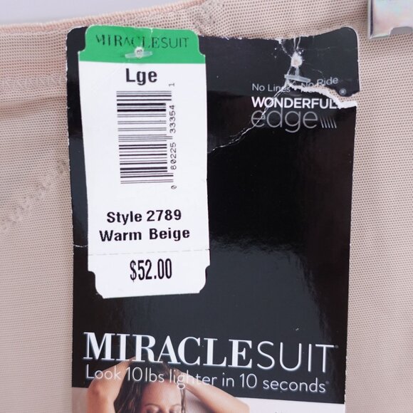 NEW Miraclesuit Women's Extra Firm Tummy-Control Sheer Trim Thigh Slimmer Warm B - Picture 4 of 7